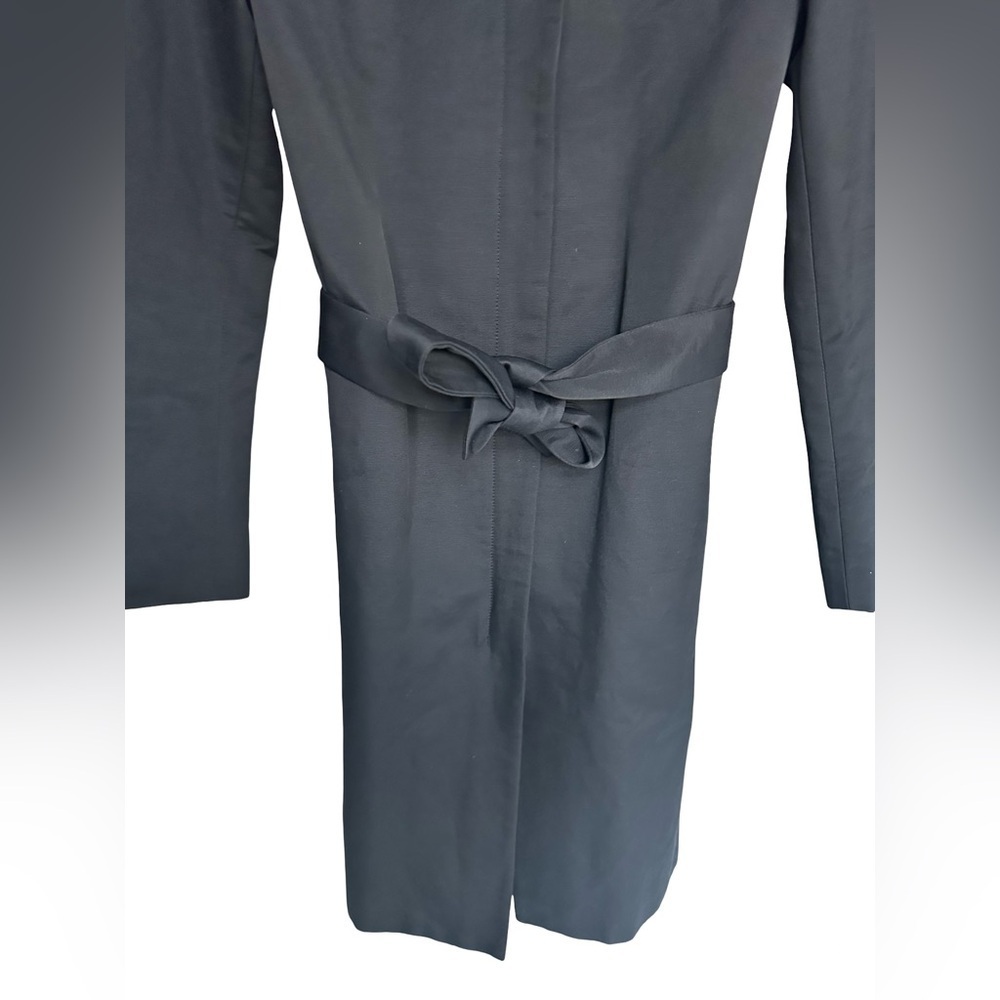 Club Monaco Black Belted Coat - Picture 6 of 12